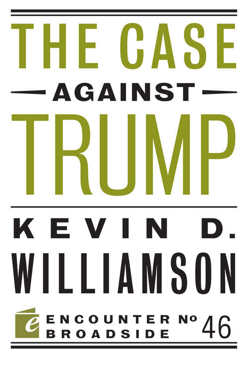 Book cover of The Case Against Trump
