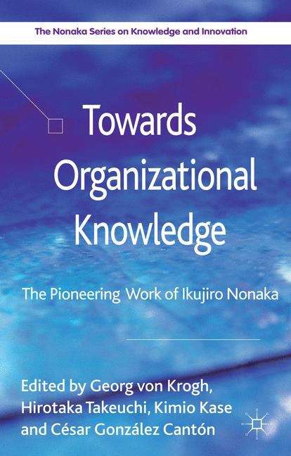 Book cover of Towards Organizational Knowledge