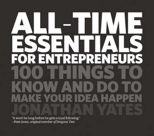 Book cover of All Time Essentials for Entrepreneurs