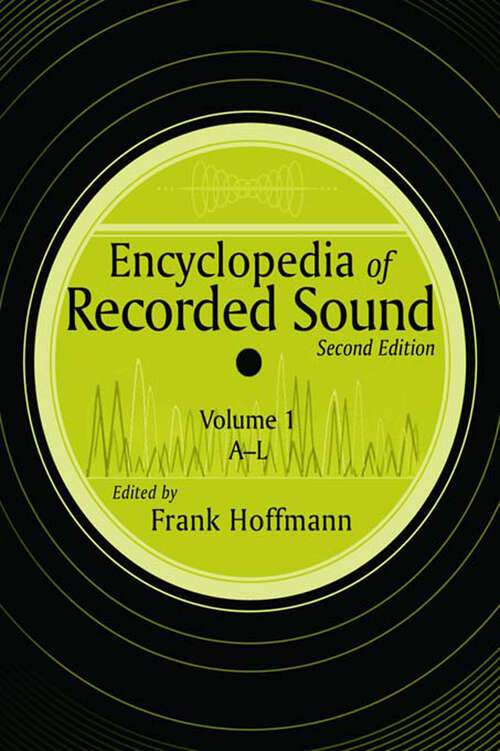 Book cover of Encyclopedia of Recorded Sound (2)