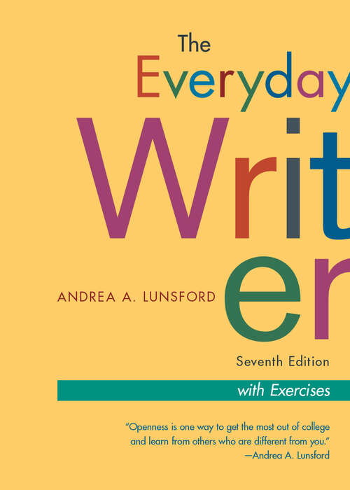 Book cover of The Everyday Writer with Exercises (Seventh Edition)