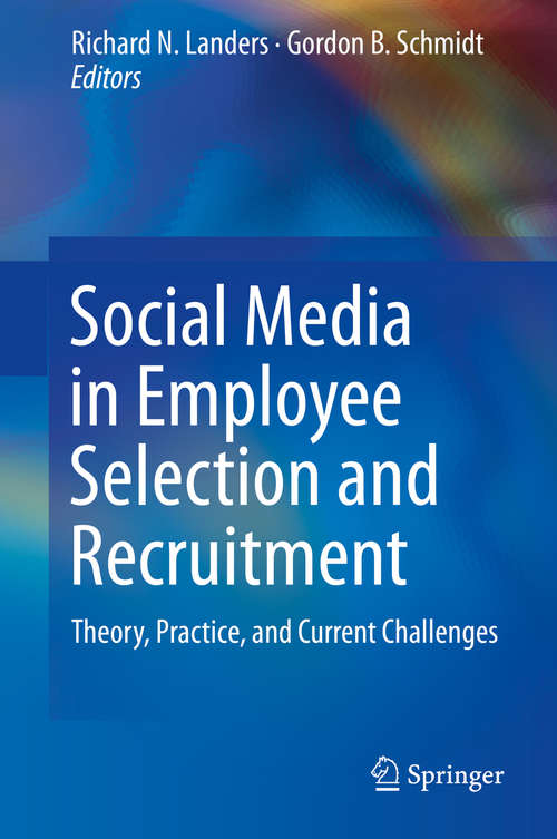 Book cover of Social Media in Employee Selection and Recruitment