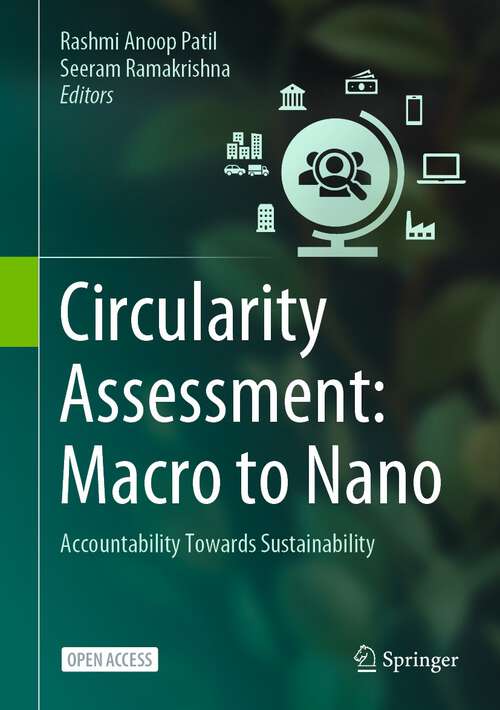Book cover of Circularity Assessment: Accountability Towards Sustainability (1st ed. 2023)
