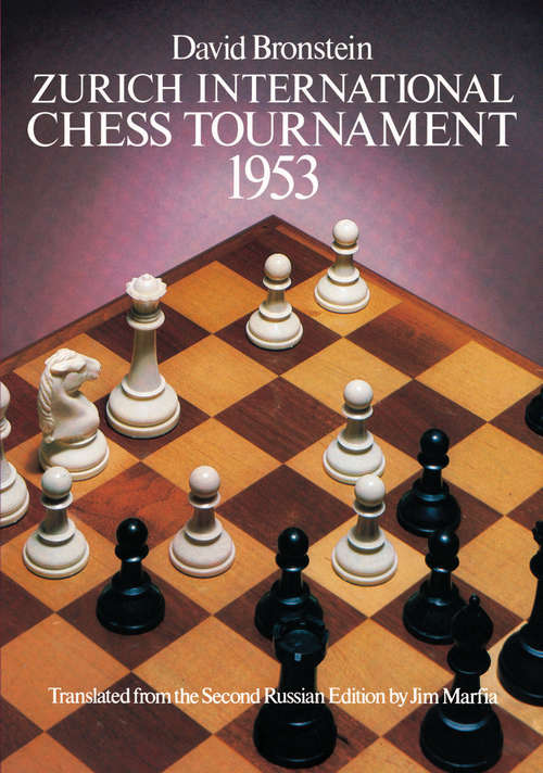 Book cover of Zurich International Chess Tournament, 1953