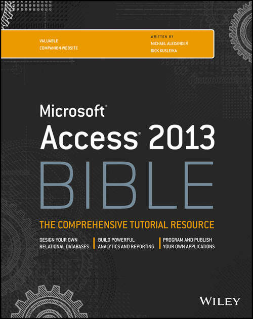 Book cover of Access 2013 Bible
