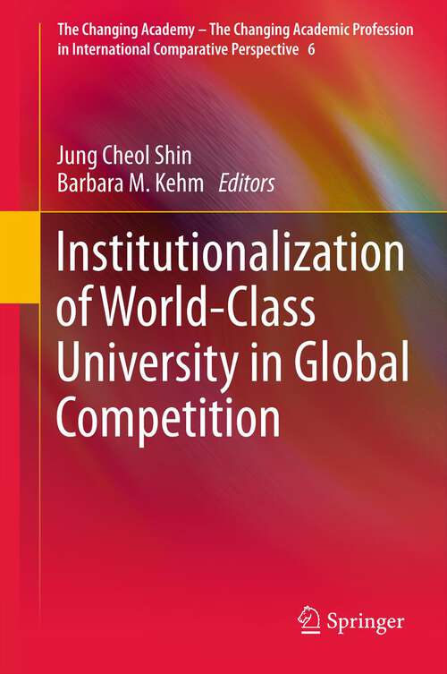 Institutionalization of World-Class University in Global Competition