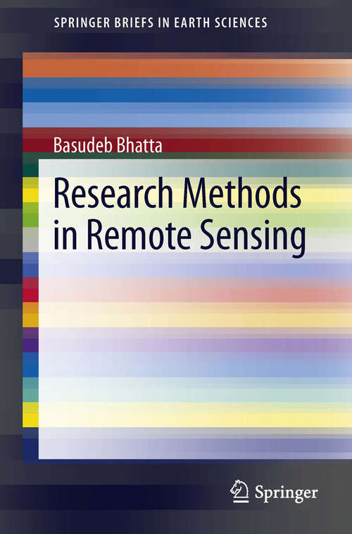 Book cover of Research Methods in Remote Sensing