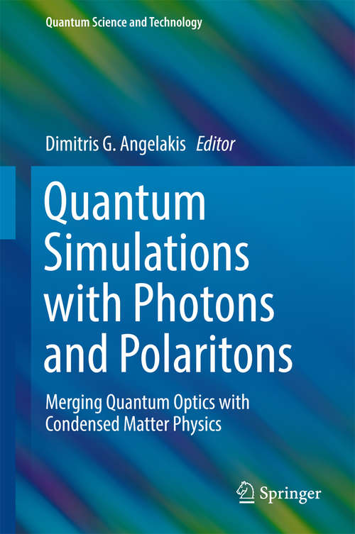 Book cover of Quantum Simulations with Photons and Polaritons
