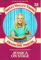 Book cover of Jessica on Stage (Sweet Valley Twins #32)