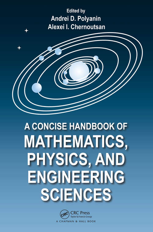 Book cover of A Concise Handbook of Mathematics, Physics, and Engineering Sciences (1)