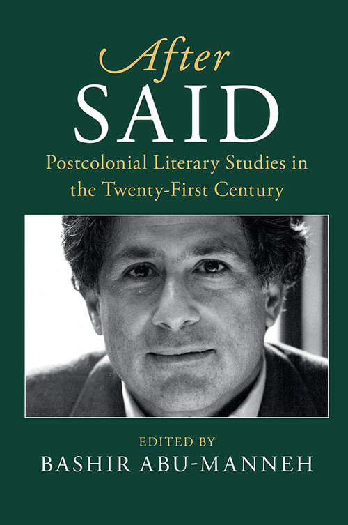After Said: Postcolonial Literary Studies in the Twenty-First Century (After Series)