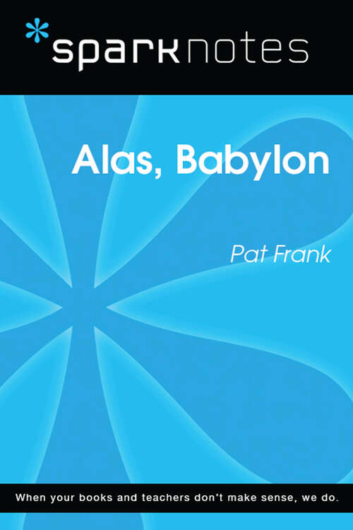 Book cover of Alas, Babylon (SparkNotes Literature Guide Series)