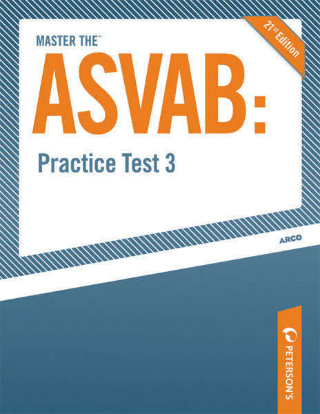 Book cover of Master the ASVAB - Practice Test 3