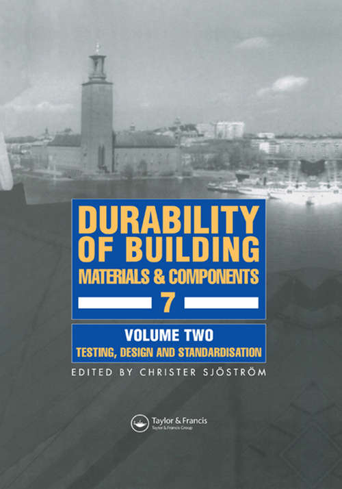 Book cover of Durability of Building Materials and Components 7: Proceedings of the seventh international conference