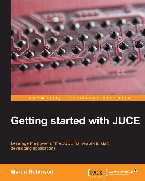 Book cover of Getting Started with JUCE