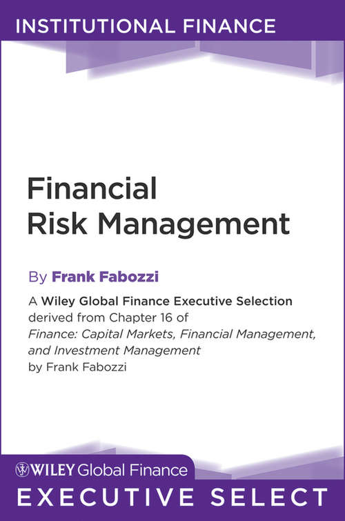 Cover image of Financial Risk Management