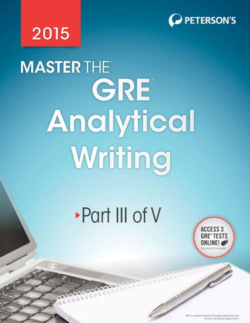 Book cover of Master the GRE 2015: Analytical Writing