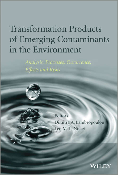 Book cover of Transformation Products of Emerging Contaminants in the Environment