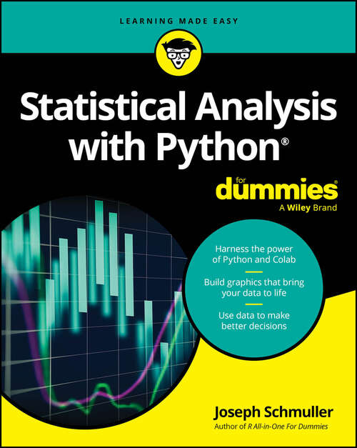 Book cover of Statistical Analysis with Python For Dummies