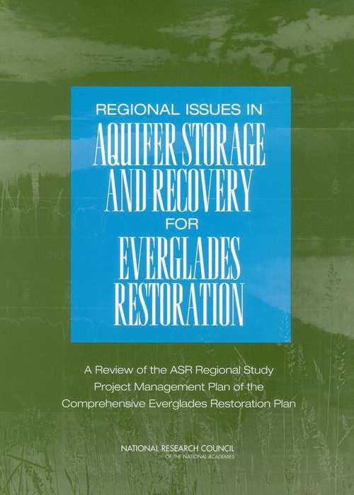 Book cover of Regional Issues In Aquifer Storage And Recovery For Everglades Restoration