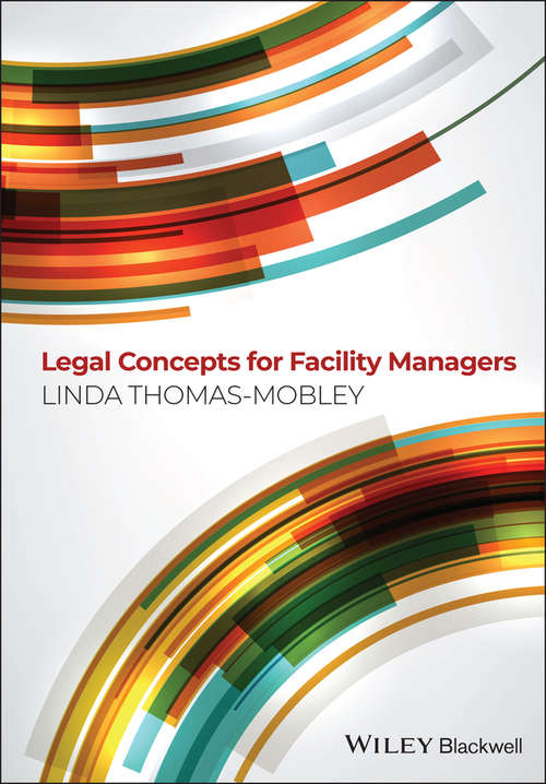 Book cover of Legal Concepts for Facility Managers