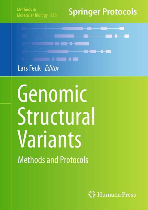 Book cover of Genomic Structural Variants