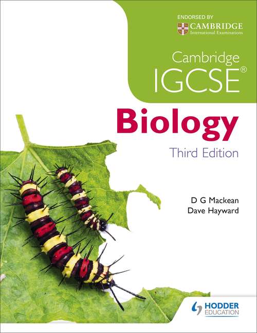 Book cover of Cambridge IGCSE Biology 3rd Edition plus CD