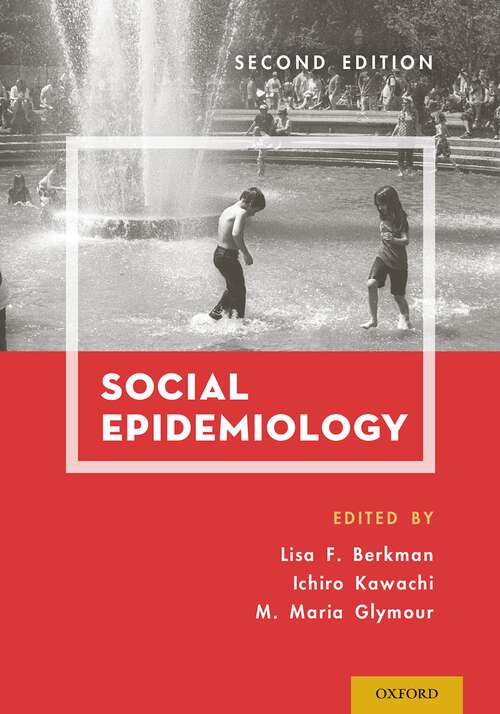 Book cover of Social Epidemiology