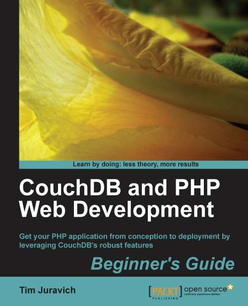Book cover of CouchDB and PHP Web Development Beginner’s Guide