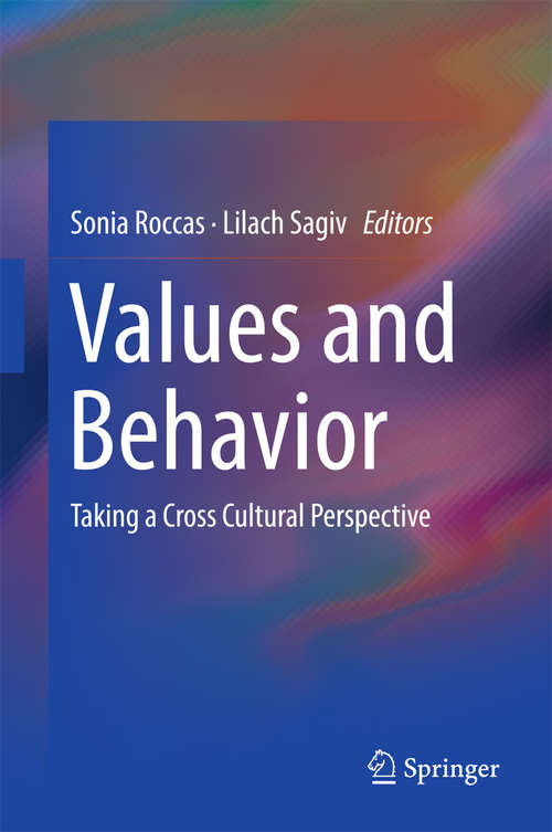 Book cover of Values and Behavior