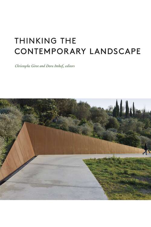 Book cover of Thinking the Contemporary Landscape