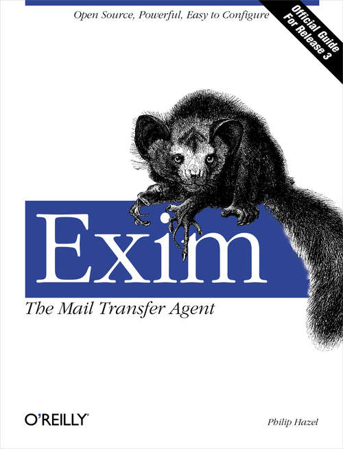 Book cover of Exim: The Mail Transfer Agent