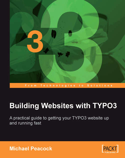 Book cover of Building Websites with TYPO3