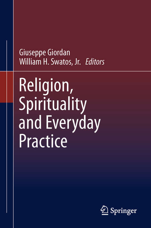 Book cover of Religion, Spirituality and Everyday Practice