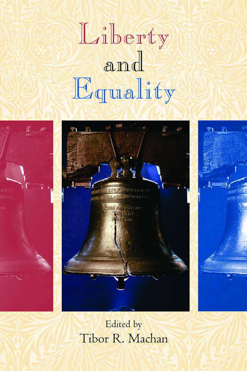 Book cover of Liberty and Equality