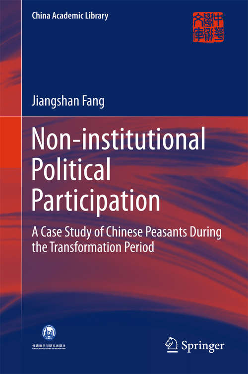 Book cover of Non-institutional Political Participation