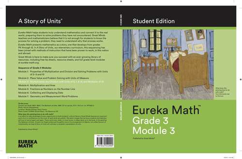 Book cover of Eureka Math, Grade 3, Module 3