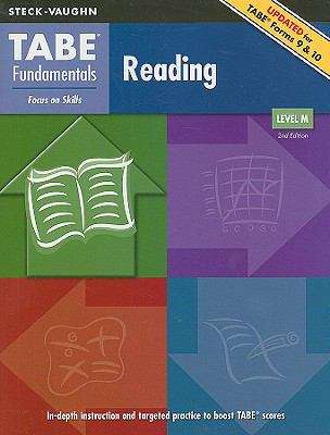 Book cover of TABE Fundamentals: Reading, Level M (2nd edition)