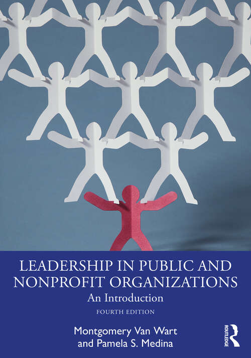 Book cover of Leadership in Public and Nonprofit Organizations: An Introduction