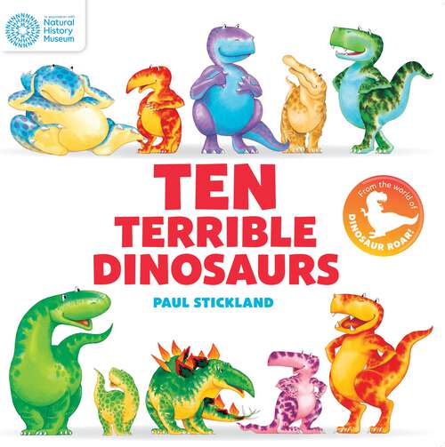 Book cover of Ten Terrible Dinosaurs