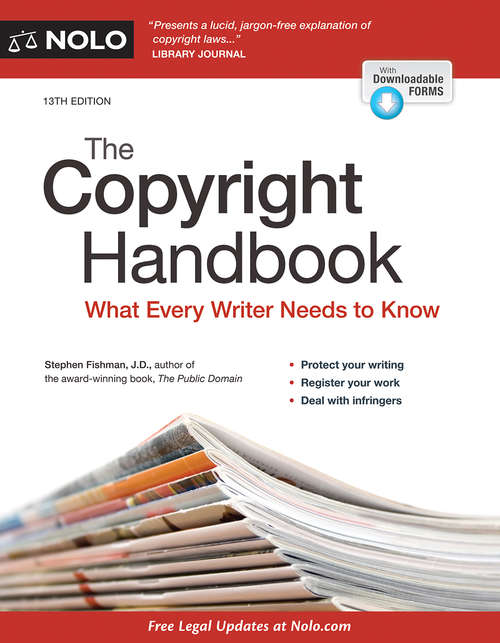 Book cover of Copyright Handbook, The: What Every Writer Needs to Know