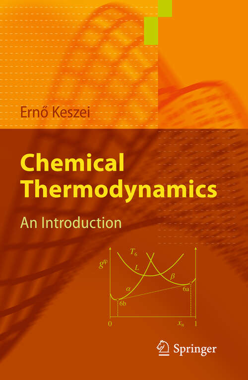 Book cover of Chemical Thermodynamics
