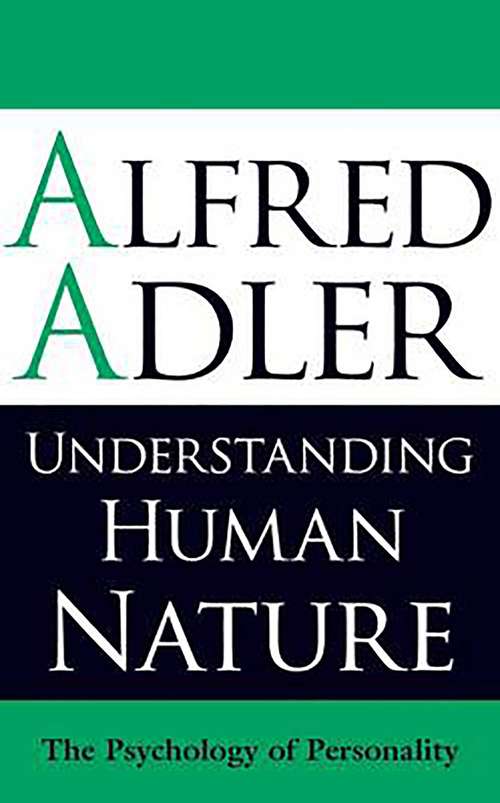 Book cover of Understanding Human Nature