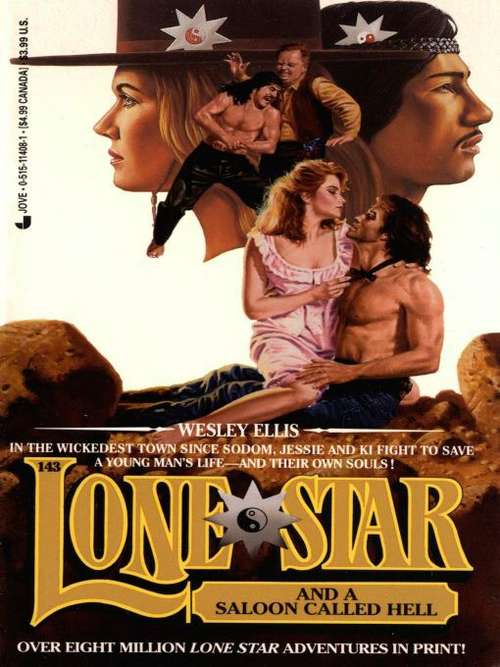 Book cover of Lone Star and a Saloon Called Hell (Lone Star #143)