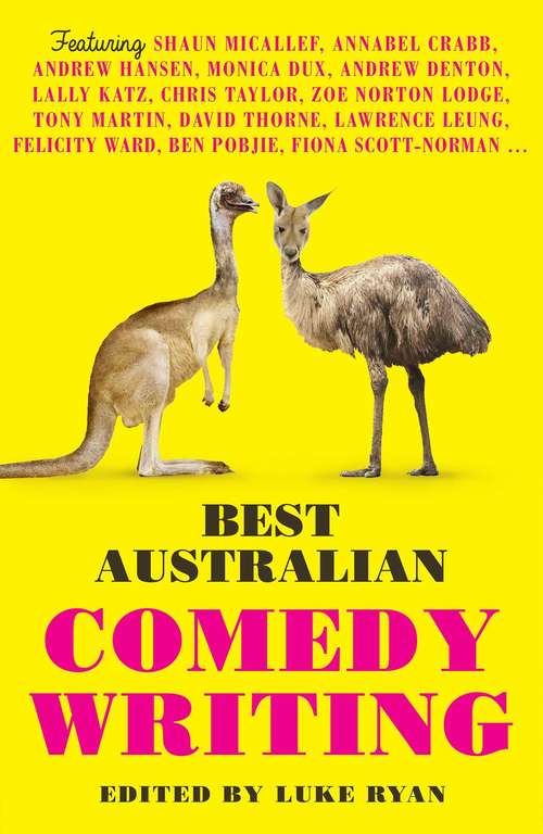 Book cover of Best Australian Comedy Writing