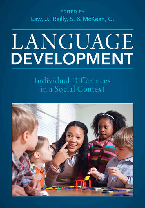 Book cover of Language Development: Individual Differences in a Social Context