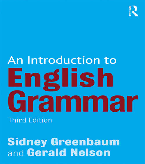 Book cover of An Introduction to English Grammar