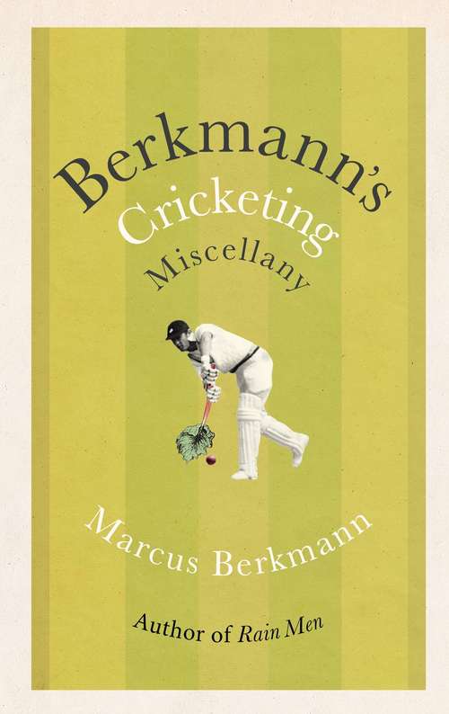 Book cover of Berkmann's Cricketing Miscellany