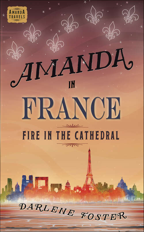 Book cover of Amanda in France: Fire in the Cathedral (An Amanda Travels Adventure #9)