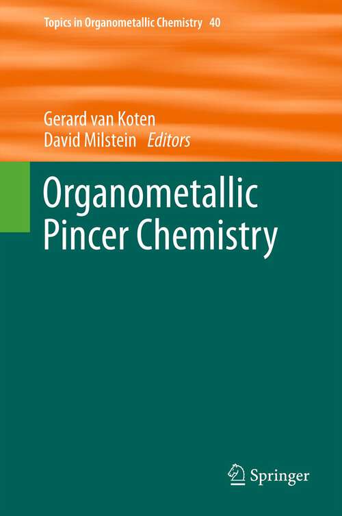 Book cover of Organometallic Pincer Chemistry